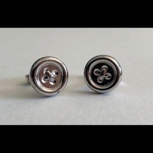 Banana Republic Metal Button Cuff Links
